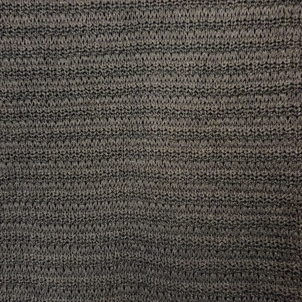 Express NWT Black Knee Length Crochet Textured Open Knit Lined Skirt Size L
